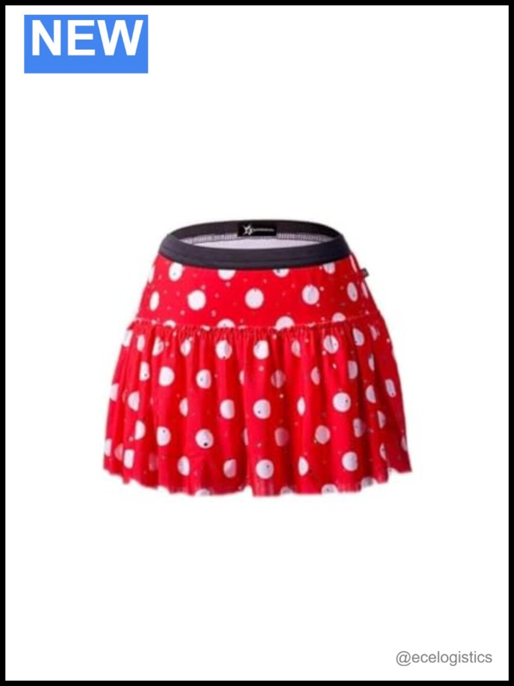 Sparkle Athletic Running Skirt Lightweight Polyester Spandex Mini